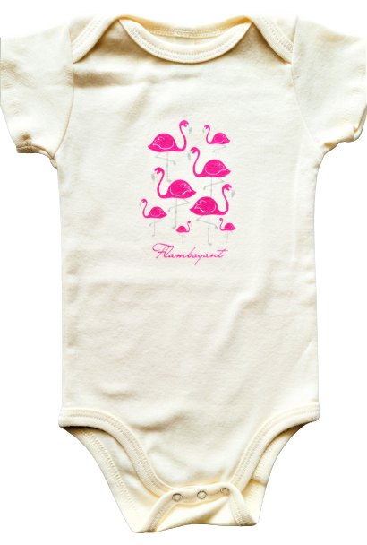 Flamingo onesie clearance baby