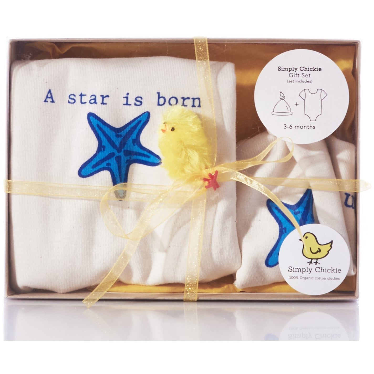 Star is Born Baby Socks in Gift Box - The Blue House