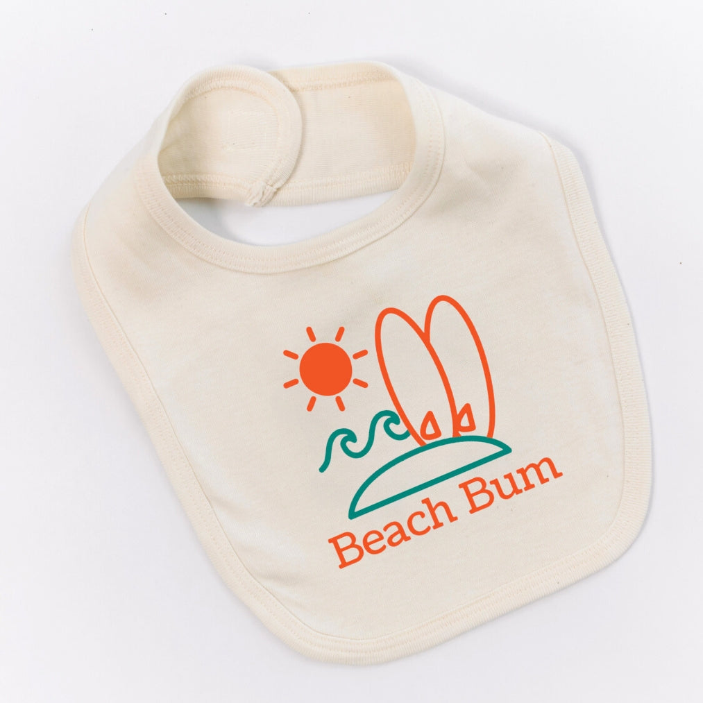 Simply Chickie Beach Bum Baby Bib