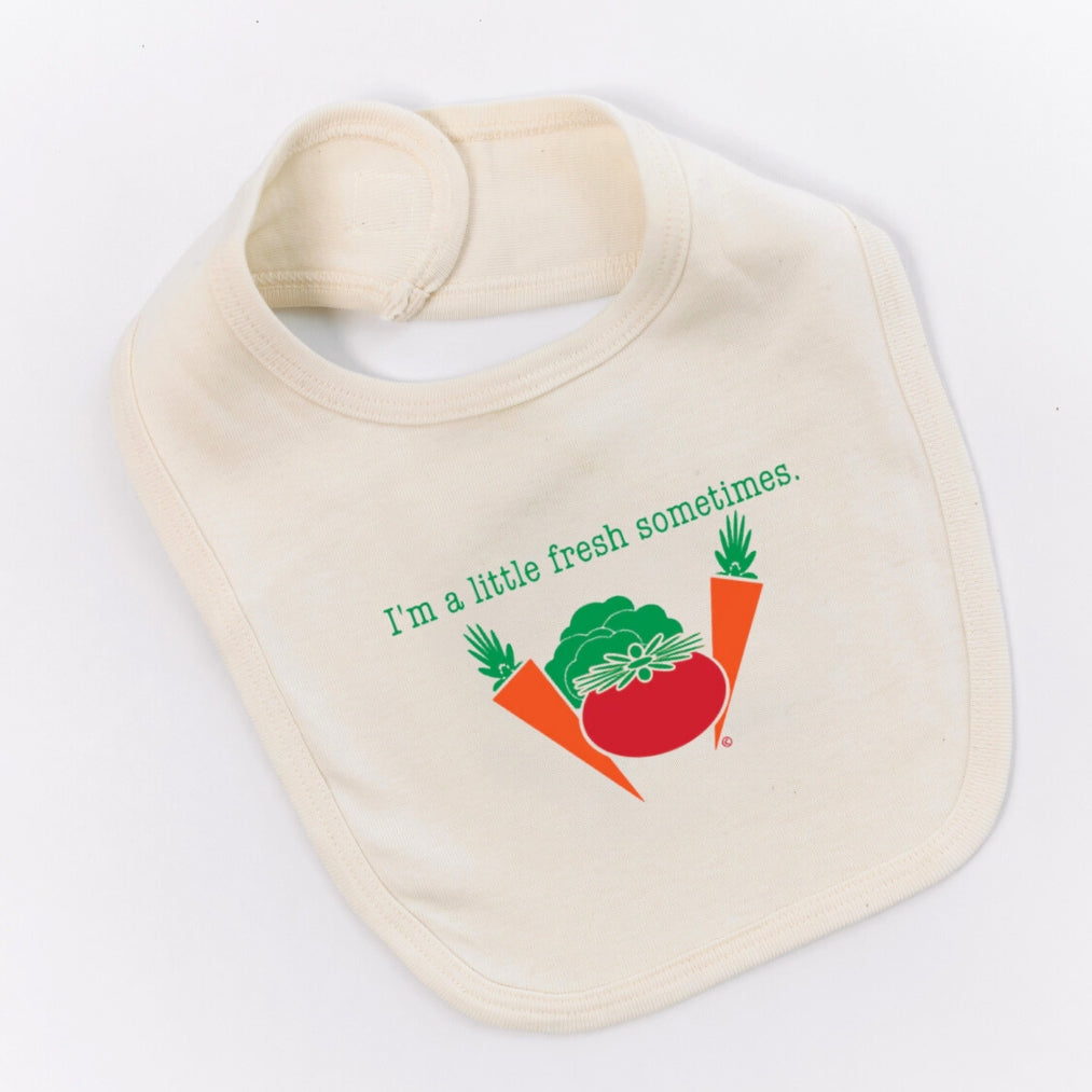 Im A Little Fresh Veggies Baby Bib Simply Chickie