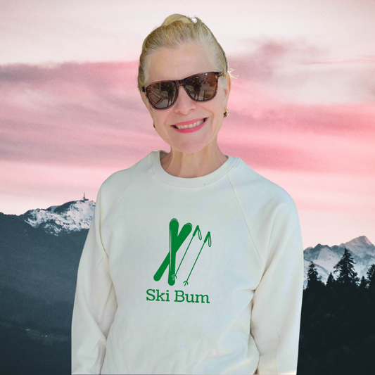 Ski Bum Adult Sweatshirt