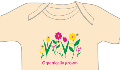 Organically Grown Organic cotton baby onesie - Simply Chickie