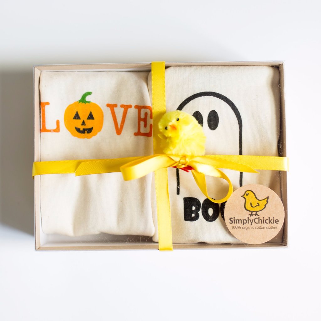 Organic cotton baby gift set - Halloween - Simply Chickie