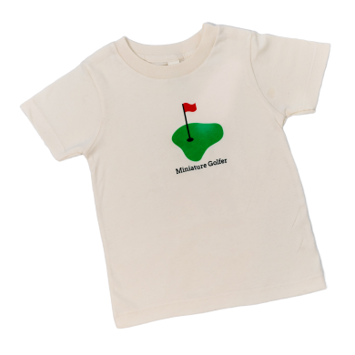 Mini Golfer Kids Simply Chickie T-Shirt | Toddler T-Shirt 