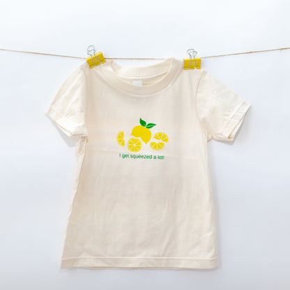 Organic cotton kids t-shirt - Lemon - Simply Chickie